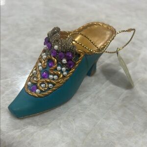 Ashton Drake Stepping In Time Shoe Heirloom Ornaments “slipper de marquise”
